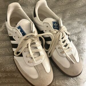 Adidas White and Black Sneakers